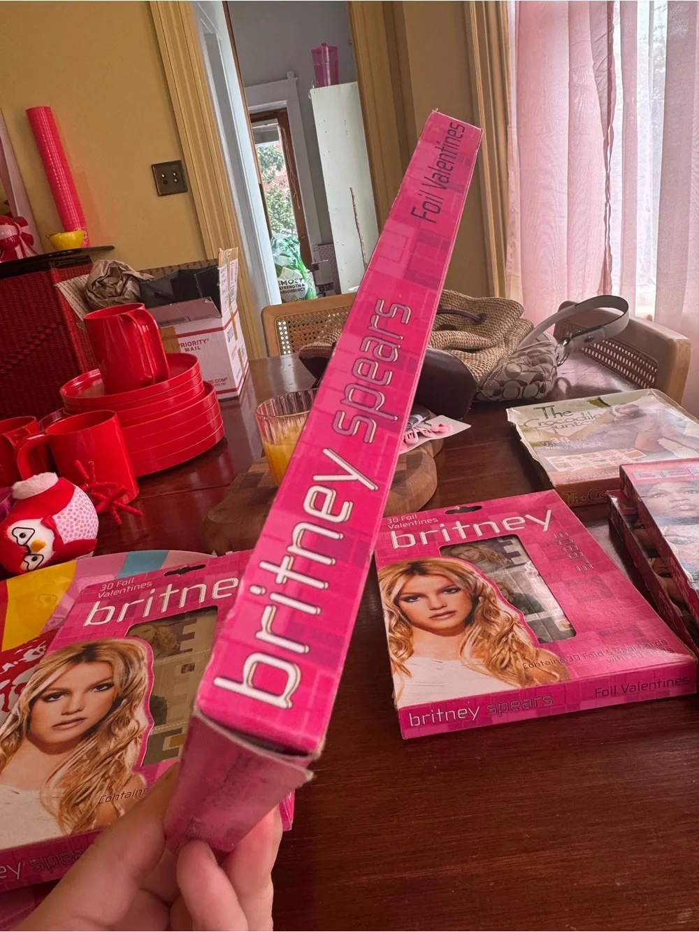 💖 RARE 2001 y2k Britney Spears Foil Valentines 💖